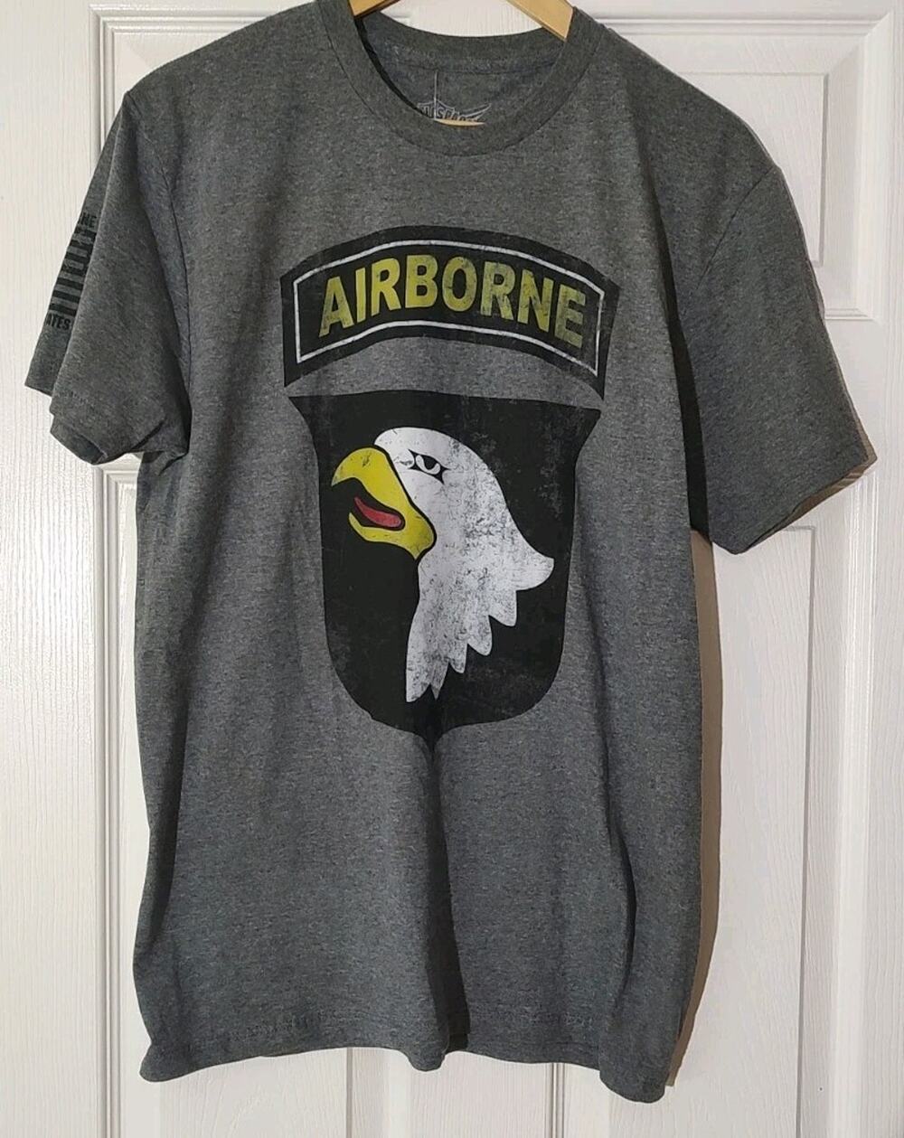 Men's 101st Airborne Screaming Eagle Gray - Medium NWT